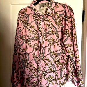 Filigree Print Blouse